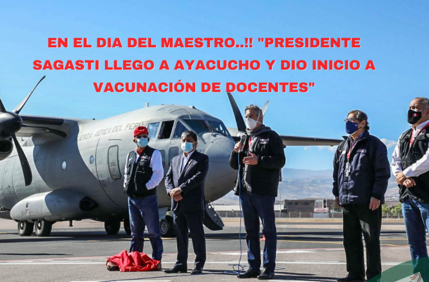  Presidente de la República Francisco Sagasti llego a Ayacucho..!!