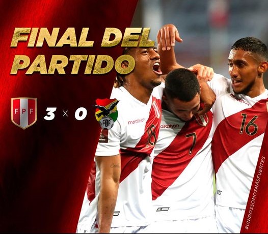  GANAMOS..!! PERU 3 – 0 BOLIVIA