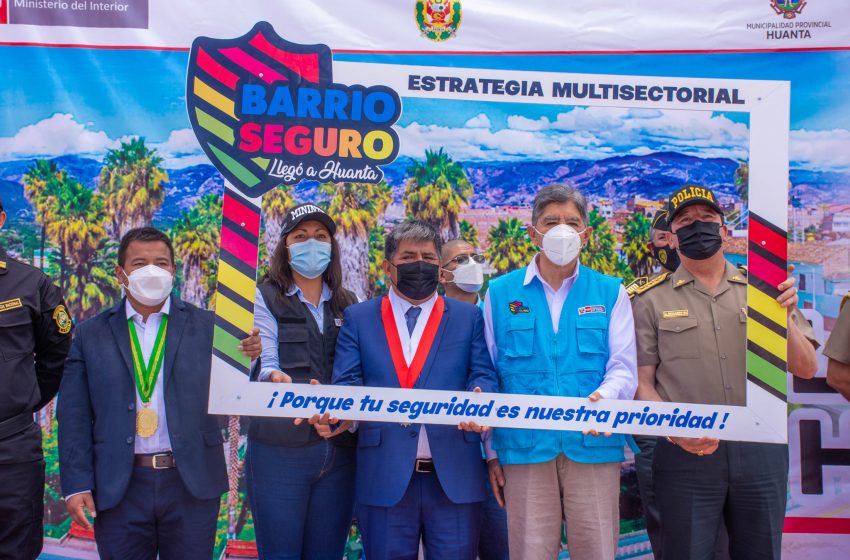  LANZAMIENTO DE BARRIO SEGURO EN HUANTA