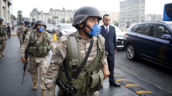  Miembros de las Fuerzas Armadas que brindarán apoyo a la PNP. recibieron instrucción en DD.HH.