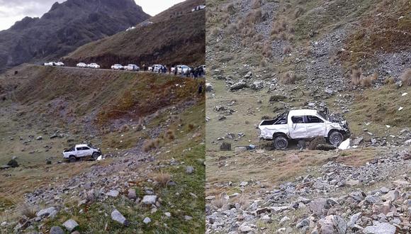  Ayacucho: policía muere tras despiste de camioneta en ruta Huanta-Pucacolpa.