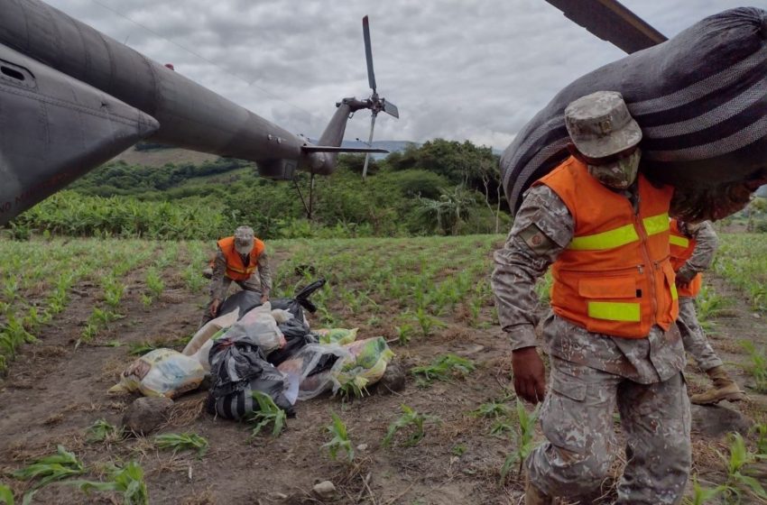  Sismo en Amazonas: resaltan despliegue de las Fuerzas Armadas para atender a damnificados.