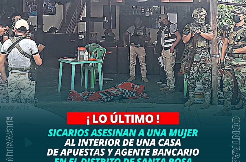  SICARIOS ASESINAN A MUJER EN CASA DE CRÉDITOS PRENDARIOS…!!