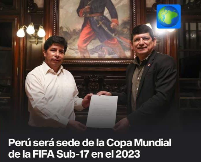  PERÚ SERA SEDE DE LA COPA MUNDIAL DE FÚTBOL SUD 17…!!