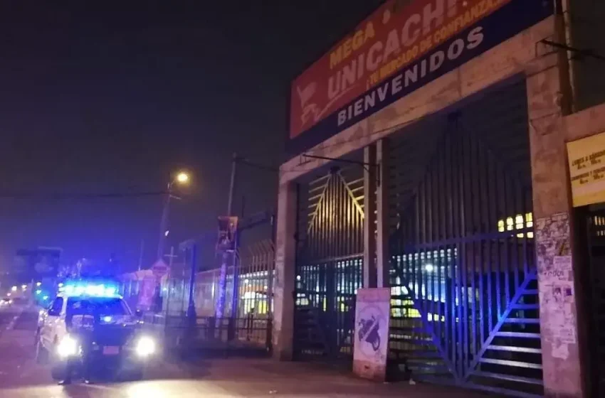  Delincuentes detonaron dos explosivos en el mercado Unicachi de Comas