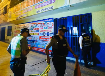 Extorsionadores detonaron explosivo en un colegio de San Juan de Lurigancho
